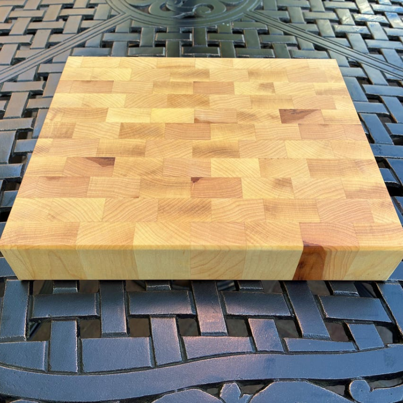 Handmade Maple End Grain Cutting Boardx