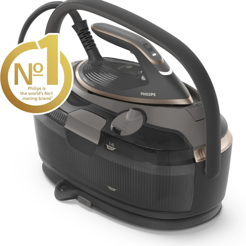 Philips PerfectCare 8000 Series PSG8200/80 Steam Generator Iron, 9 Bar, 750 g Steam Boost, 3120 W