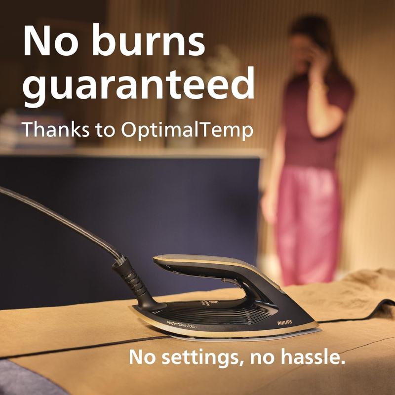 Philips PerfectCare 8000 Series PSG8200/80 Steam Generator Iron, 9 Bar, 750 g Steam Boost, 3120 W