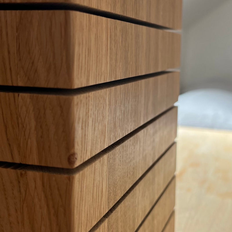 Oak Knife Block | Solid Wood Knife Holder