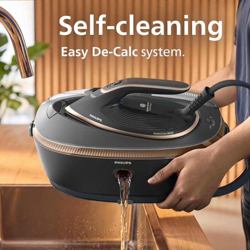 Philips PerfectCare 8000 Series PSG8200/80 Steam Generator Iron, 9 Bar, 750 g Steam Boost, 3120 W