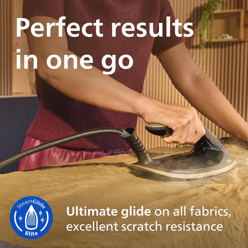 Philips PerfectCare 8000 Series PSG8200/80 Steam Generator Iron, 9 Bar, 750 g Steam Boost, 3120 W